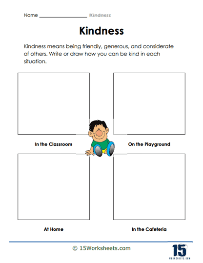 Friendly Faces Worksheet