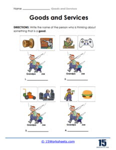 Goods and Services Worksheets 15 Worksheets com