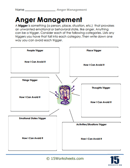 Trigger Tracker Worksheet