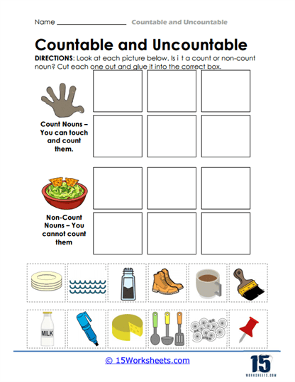 Counts Matcher Worksheet