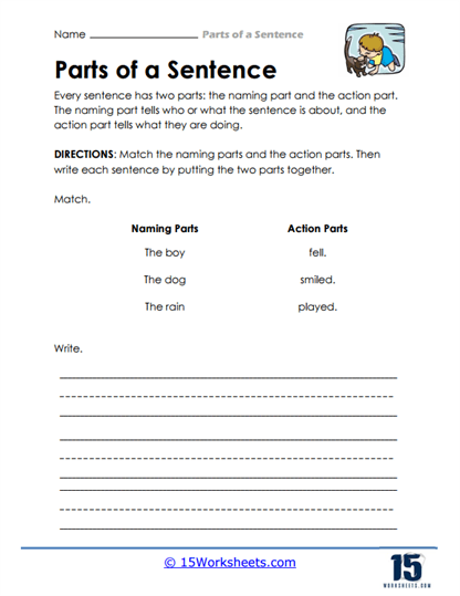 Subject Matchers Worksheet