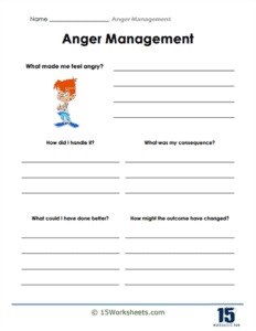 Anger Management Worksheets 15 Worksheets com