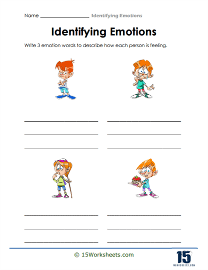 Face Feelings Worksheet