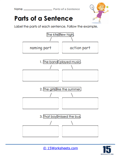 Statement Splitters Worksheet