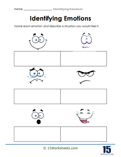 Feelings Finder Worksheet