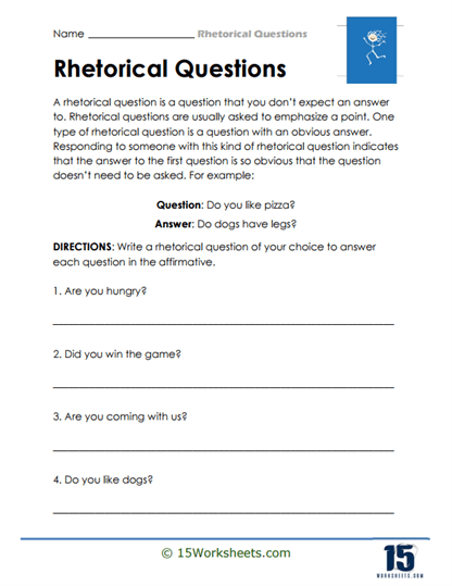 Answer Affirmative Worksheet