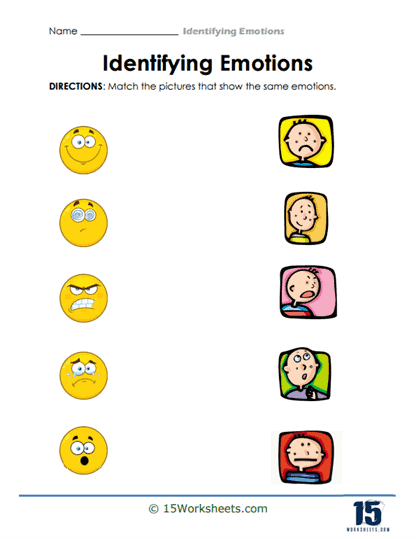 Face Match Worksheet