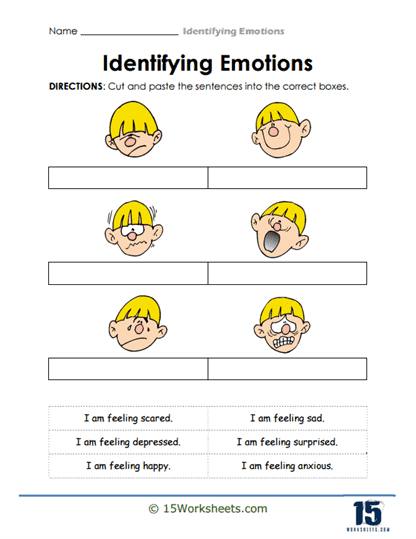 Mood Matcher Worksheet