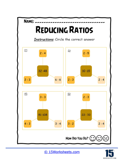 Fraction Finders Worksheet