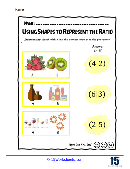 Fruit Fractions Worksheet