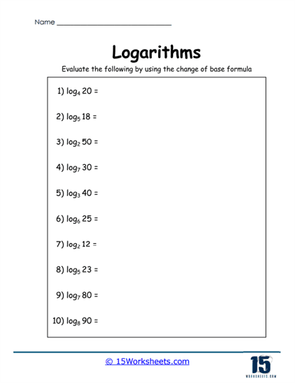 Base Switch Worksheet