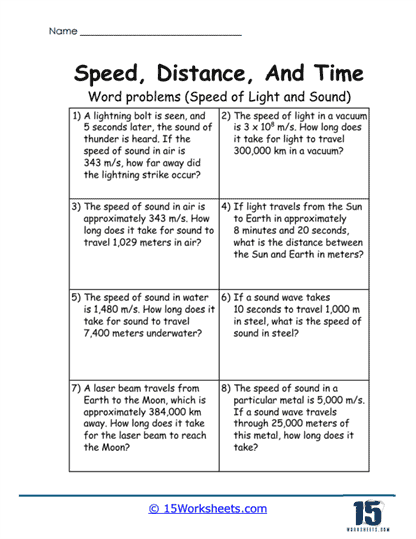 Speedy Sound Worksheet