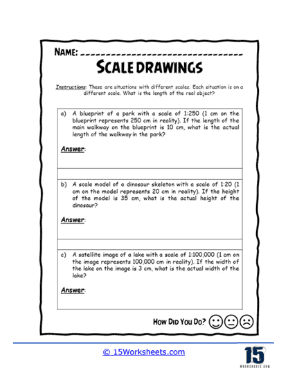 Dinosaur Dimensions Worksheet