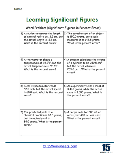 Error Expert Worksheet