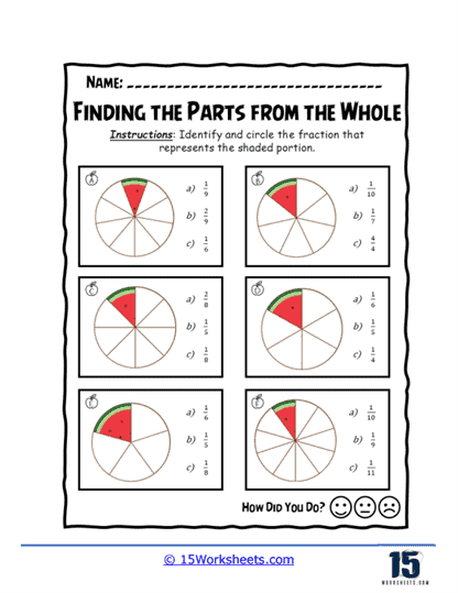 Watermelon Slices Worksheet