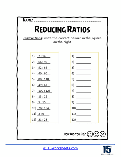 Fraction Frenzy Worksheet