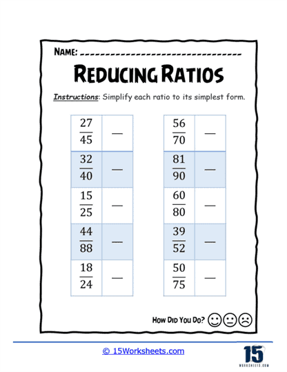 Simplify Quest Worksheet