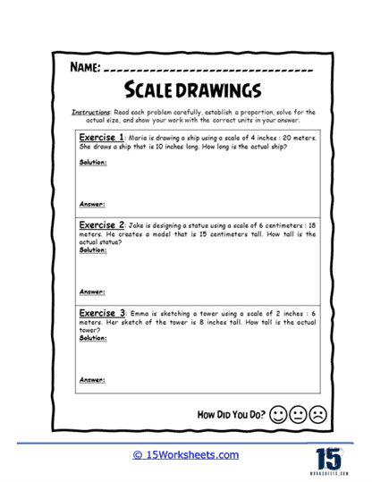 Ship Sketch Worksheet