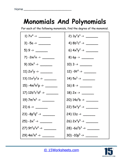 Degree Detective Worksheet