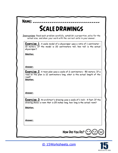 Sky Scrapers Worksheet