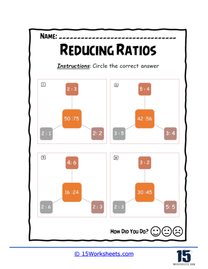 Fraction Challenge Worksheet