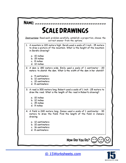 Mountain Maps Worksheet