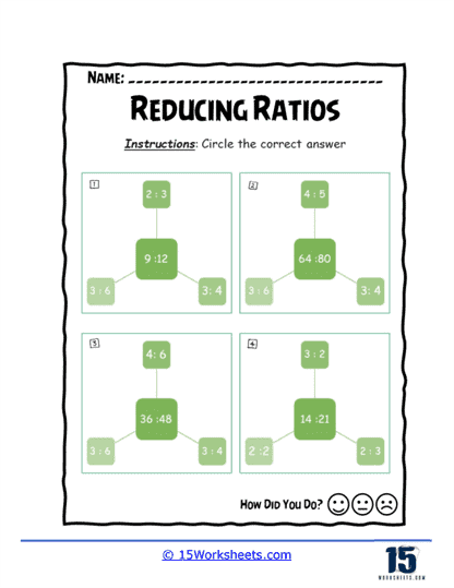 Proportion Picker Worksheet