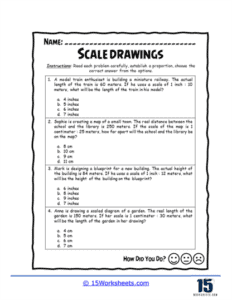 Scale Drawings Worksheets - 15 Worksheets.com