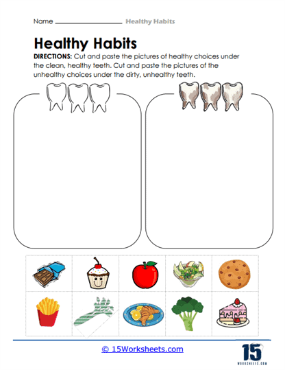 Choices Sorting Worksheet