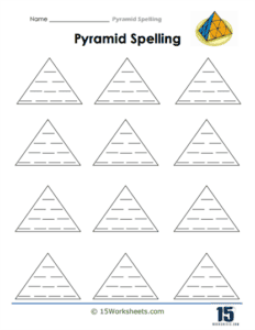 Pyramid Spelling Worksheets 15 Worksheets com Pyramid Spelling Worksheets 15 Worksheets com