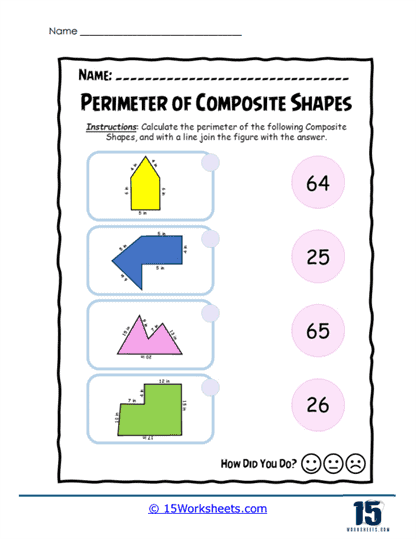 Shape Perimeters Worksheet
