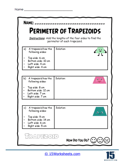 Trapezoid Tracker Worksheet