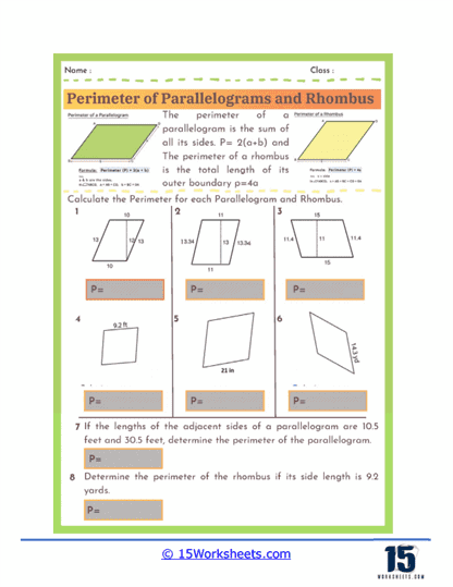 Shape Shifter Shenanigans Worksheet