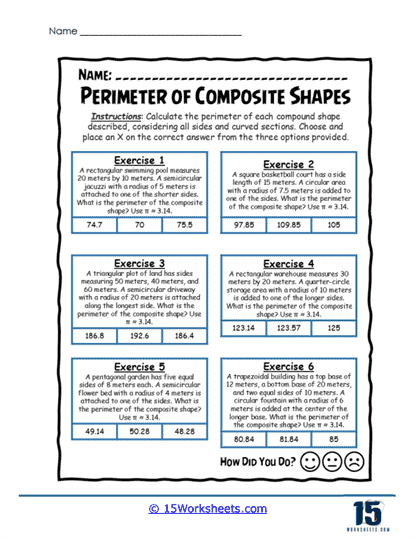 Perimeter Challenges Worksheet