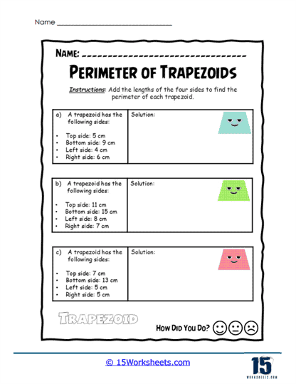Around Shapes Worksheet