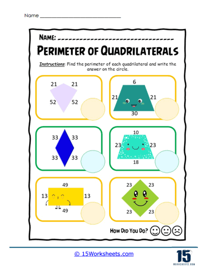 Perimeter Pals Worksheet