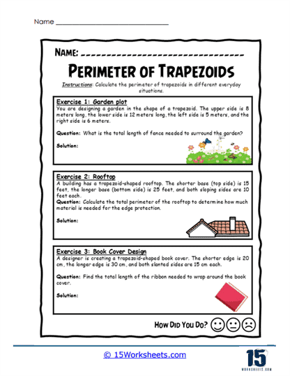 Real-World Geometry Worksheet