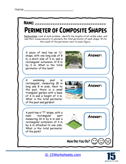 Land & Pools Worksheet