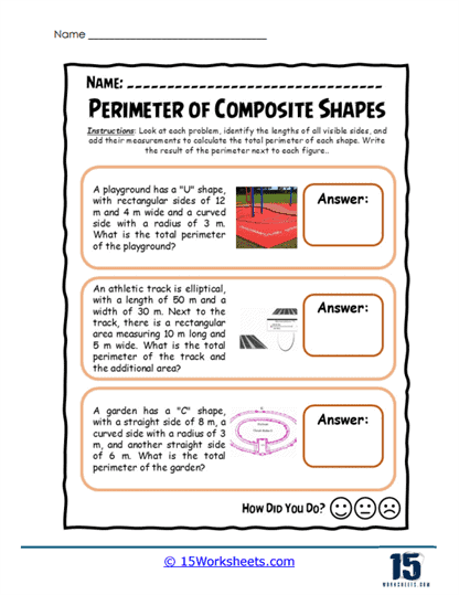 Playground Math Worksheet
