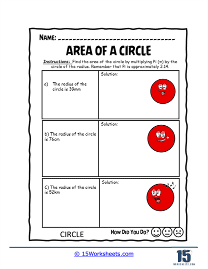 Circle Basics Worksheet