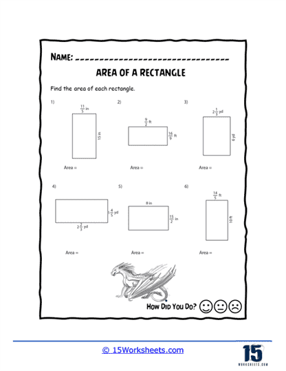 Dragon Dimensions Worksheet