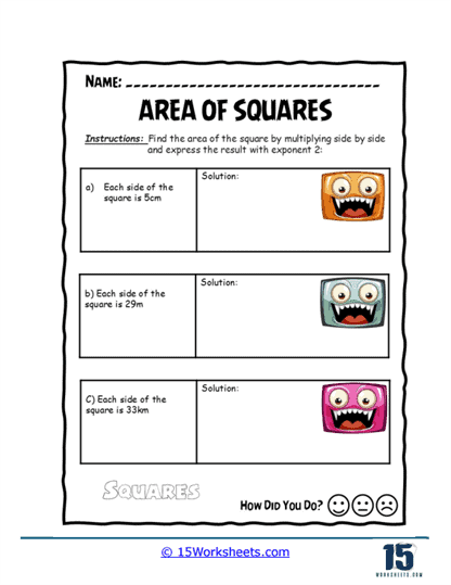 Square Masters Worksheet