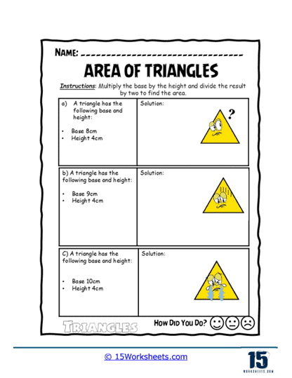 Triangle Practice Worksheet