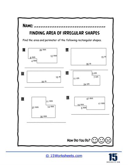 Rectangle Riddle Roundup Worksheet