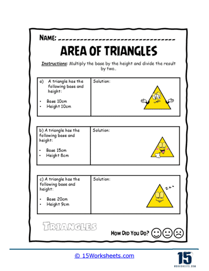 Area Mastery Worksheet