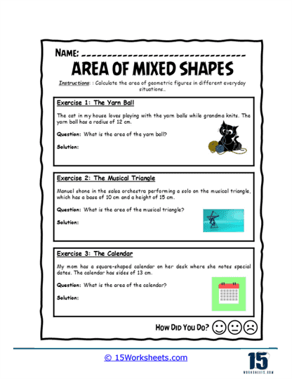 Shape in Life Worksheet