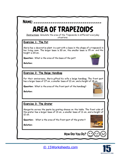 Trapped Objects Worksheet