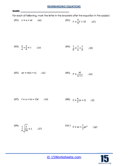 Concept Rebuilder Worksheet