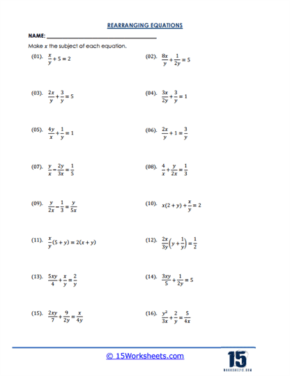 Fraction Frenzy Worksheet