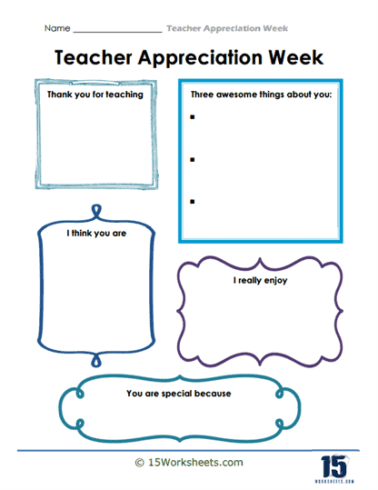 Kindness Compliments Worksheet